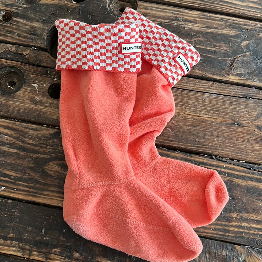 Hunter fleece boot socks sz M